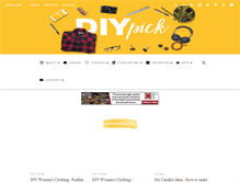 Tablet Screenshot of diypick.com